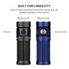 OLIGHT Baton4 Rechargeable EDC Flashlight, LED Pocket Light 1300 Lumens