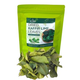Dried Kaffir Lime Leaves 14grams Aroma Herbs Thai Food Curry Paste, Tea For Tom Yum Paste, Tom Klong, Tom Sap, Panang Curry, Roast Chicken, Thai Seasoning Spicy Soups