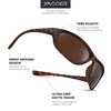 Xagger Polarized Wrap Around Sport Sunglasses for Men Women Running