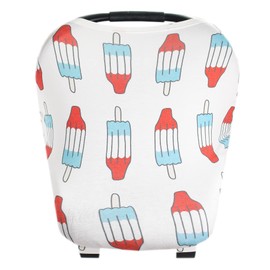 Copper Pearl Multi-Use Cover: Car Seat Covers, Nursing Cover, and Stroller Cover for Sun - Stretchy Fabric, All-Season Use, Stylish Designs, Easy Access for Moms - Rocket