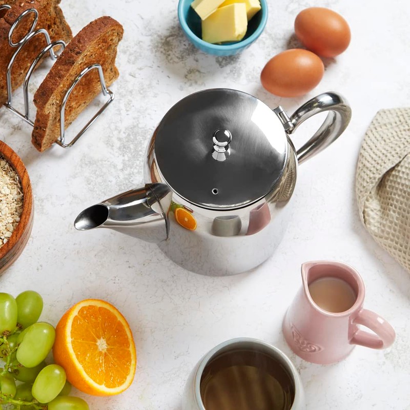 Apollo Teapot, Stainless Steel, Silver, 26x12.5x15.5, 7069