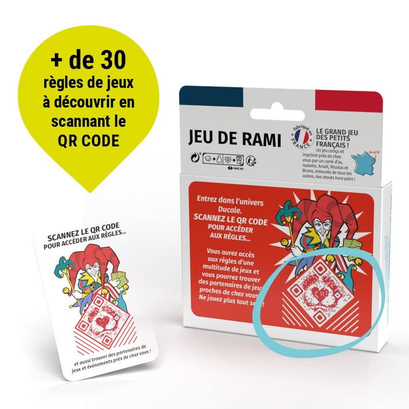 Ducale Rami Game 2 x 54 Cards Rami Game Ages