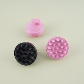 Shampoo Scalp Massage Brush Head Massage Black 4ea
