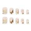 Press on Nails Medium Square OFDNE White French Tip Fake