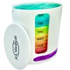 JFA Medical Weekly Oval Pill Box Organiser/Reminder for Medicines Supplements,