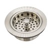 Westbrass D2165-07 Post Style Large Kitchen Basket Strainer with Waste
