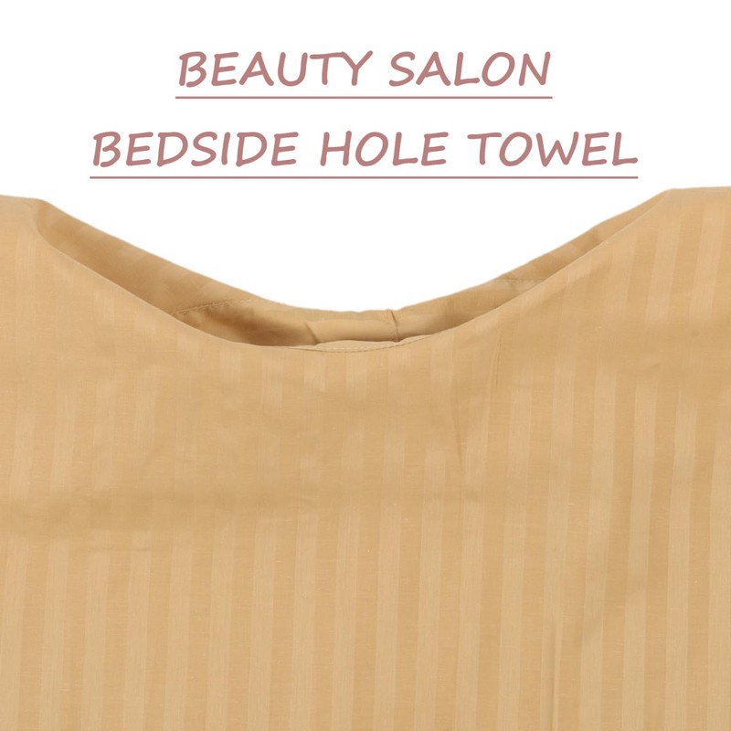 Salon Massage Table Towel: Cotton Face Hole Cover for Table