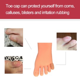 30 Pieces Toe Caps for Little Toe, Toe Protector Toe Covers for Pinky Toe, Protect Toe from Rubbing, Ingrown Toenails, Blisters, Corns and Other Painful Toe Problems