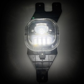 Shocklight LED Fog Lights Compatible with 1999-2004 Ford F250 F350 F450 F550 Super Duty, 2001 2002 2003 2004 Excursion, A Pair Front Bumper Driving Fog Lamps with Clear Lens