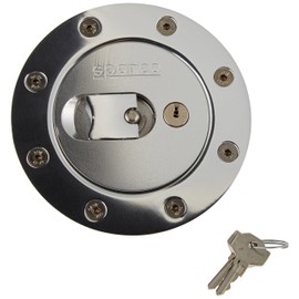 Sparco 27004OA Brushed Aluminum Locking Fuel Cap