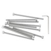 PATIKIL 10 Pcs M5 x 90mm Hex Socket Head Cap