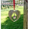 JUPPE Angel Wings Christmas Ornaments for Christmas Tree - Half