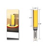 YONICO Router Bits Pattern Bit Flush Trim 3/4-Inch Diameter 1/2-Inch