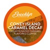 Brooklyn Beans Coney Island Caramel Decaf Single-Cup Coffee for Keurig