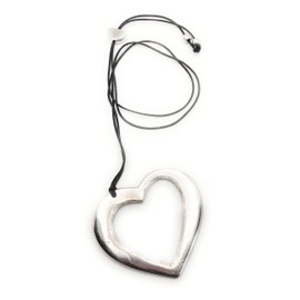 Vestopazzo AL04006 - empty heart pendant in recycled aluminum