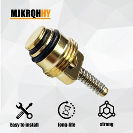 Standard M10 Brass A/C AC Schrader Valve Core Bring tools Compatible with GM 10245619 for Ford 4L3Z19D701A for Chrysler 4882331 for Delco 15-5528, for 134A R12 Systems (25 Pack With tools)