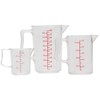 Sanno Japan SN4708 Food Utensils, Measuring Cup, Graduated Red, 33.8