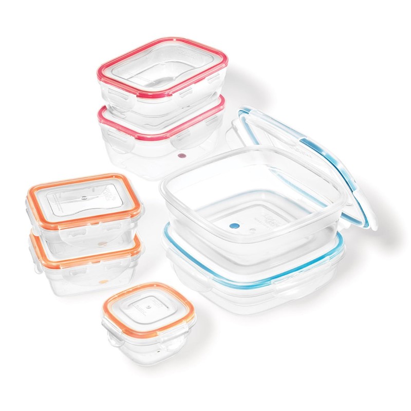 Starfrit LocknLock 14-Piece Easy Match Plastic Container Set - Airtight,