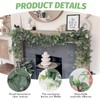 2 PCS Eucalyptus Garland, 5.9FT Greenery Garland Artificial Greenery Vines