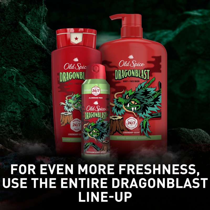 Old Spice Cleansing Body Wash for Men, 3X Defense, 24/7