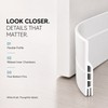 Door Draft Stopper, Self-Adhesive Under Door Sweep, 39.37-Inch Trim-to-Fit Strip