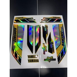 banshee 2006 YAMAHA BANSHEE FULL GRAPHICS KIT  HOLOGRAPHIC FINISH