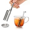 HOUSE AGAIN Tea Infuser for Loose Leaf Tea, 2-in-1 Tea
