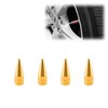 TVC29 Gold 4pcs Long Spike Spiked Tire Valve Stem Caps