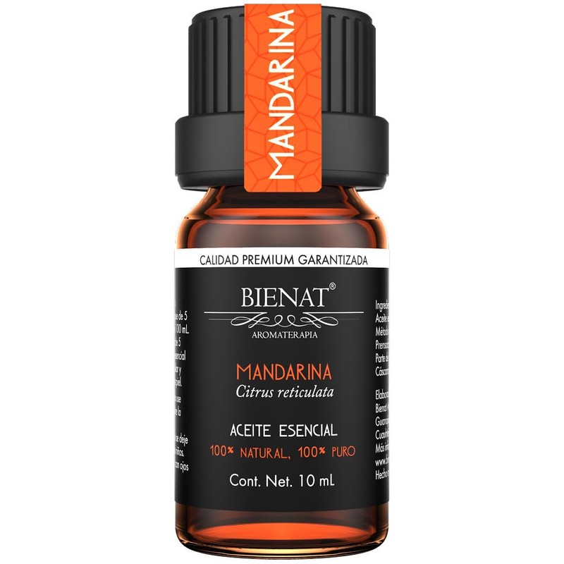 Bienat | Aceite Esencial de Mandarina 10mL Natural | Difusor