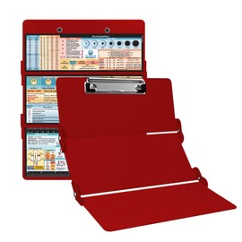 Whitecoat Clipboard® Trifold - Red Medical Edition