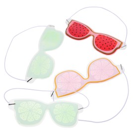 MERRYHAPY Eye Mask 4 Sleep Eyemask for Puffy Eyes Dark Circles Headaches Decorative Eye