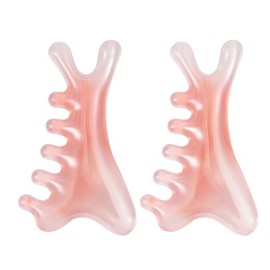 4-in-1 Gua Sha Massage Tools, Scalp Massager, Manual Face & Eye Care