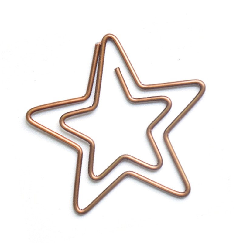 100Pcs Cute Paper Clips Retro Christmas Style Exquisite Color Wide