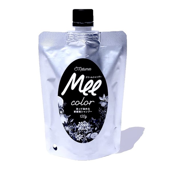Amepra Cream Shampoo MEE color 4.2 oz (120 g) Me Color Gray Hair All-in-One Women's Makeup Color Trial Shampoo Treatment Color Shampoo Dark Brown Mee