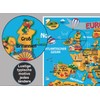 NITRAM World Map Poster for Children Europe and Solar System