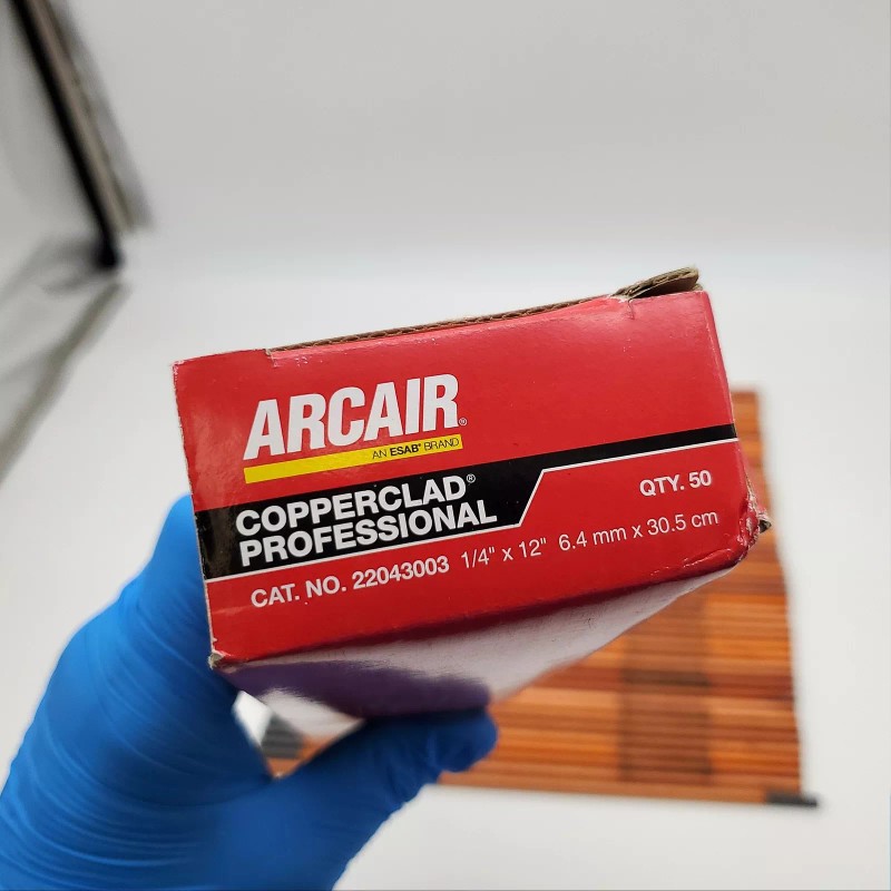 Arcair 1/4" X12" Copper Clad Gouging Rods TIG Welders 22043003
