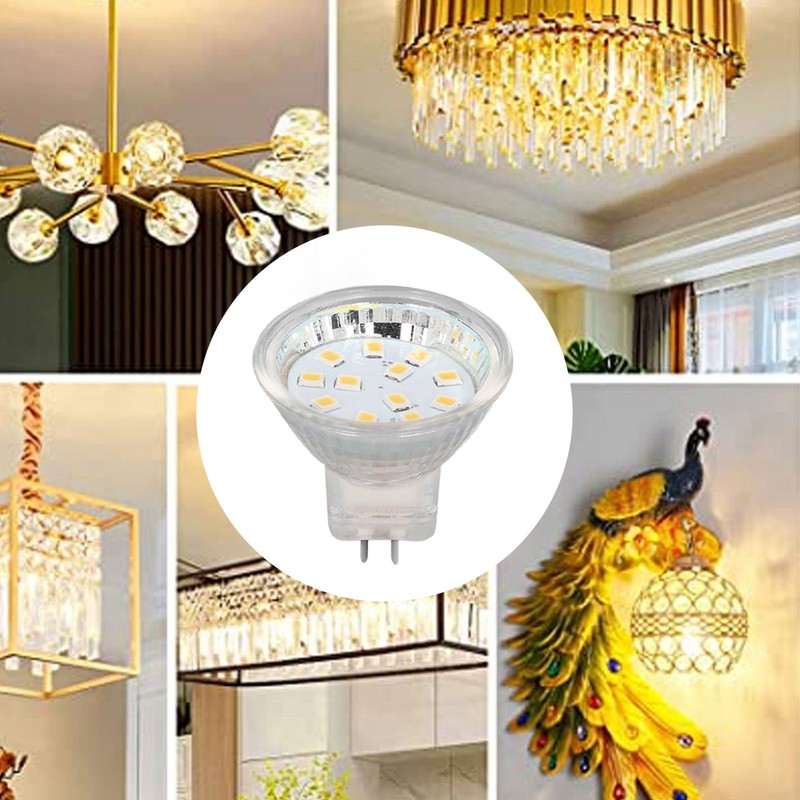 4PCS MR11 12LED Light Bulb 2W 300LM Spot Light Bulb