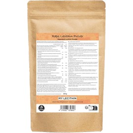 Raps-Lecithin Pulver 1000gr | Reinlecithin | gentechnikfrei | Qualität aus Deutschland | vegan