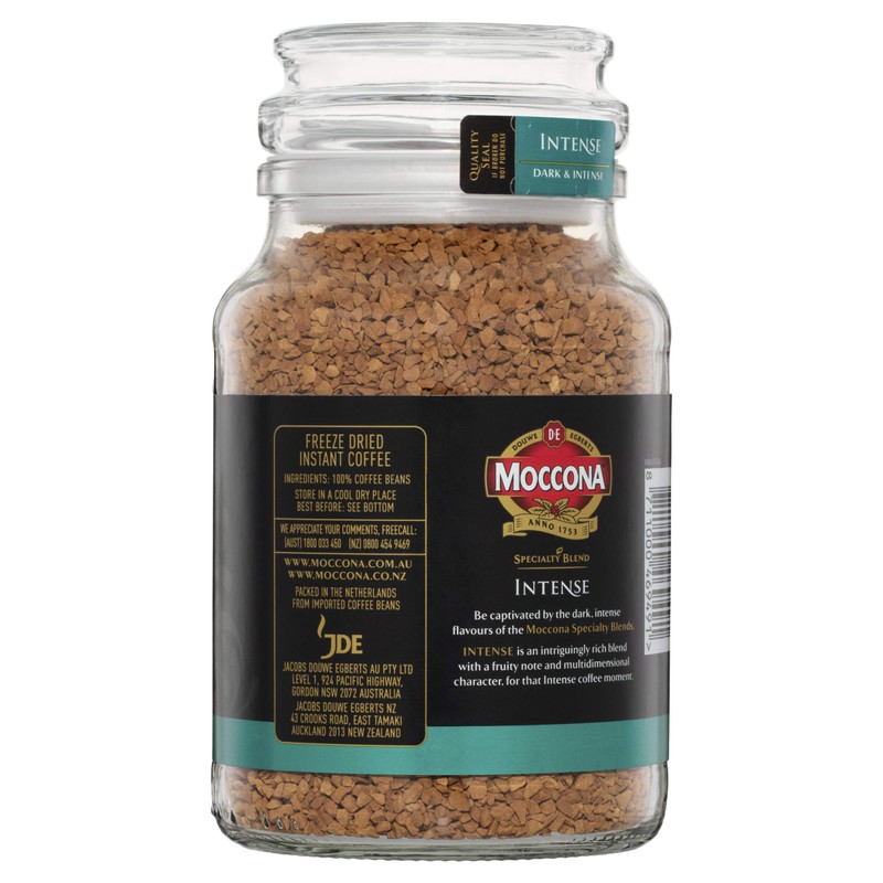 Moccona Intense Freeze Dried Coffee Instant Coffee, 200g