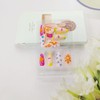 CEWEWP Colorful Press on Nails Medium Almond Fake Nails with