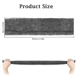 African Net Sponge Bath African Exfoliating Net Cleaning African Net Bathing Sponge Back Scrubbers Shower Body Cleaning Spa Massage Bath Towel Back Scrubber for Women Men Shower (1 Pcs/Black)