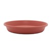 The HC Companies SLI08000E35C024LRDWK Classic Round Plastic Plant Saucer, 8",