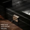 UTEN 24 Slots Watch Box Large PU Leather Jewelry Organizer