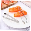 BIUDECO 2sets Fish Bone Tweezers Kitchen Tongs Cooking Tweezers Pull