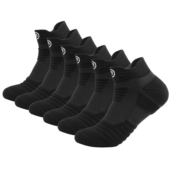 micsun 6 Pares Calcetines Deportivos para Hombre con Parte Inferior