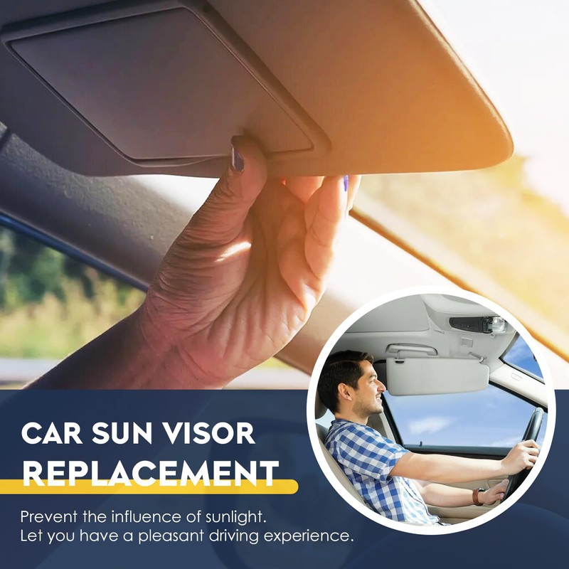 Left Driver Side Sun Visor with Light Fit for Honda