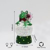 MOMENTS IN TIME Acrylic Frog Snow Globe LED Light-Up Water