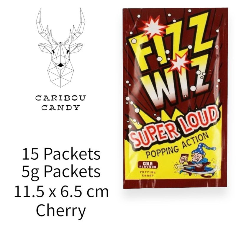 Fizz Wiz Popping Candy Cola - 15 Packets of 5g