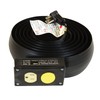 C-Line Lay-Flat Power Extension and Cord Cover, 10 Feet Long