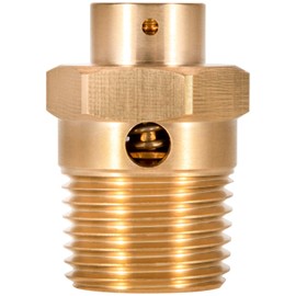 JIAD ST-4 131081 Brass 1/2” NPT Safety Pop Off Valve Fitting For Bendix Tu-Flo 550 750 Compressors Caterpillar 1245572, 124-5572 Cummins 3559097, 3403479, For Detroit Diesel 23517269,For Volvo 3969352
